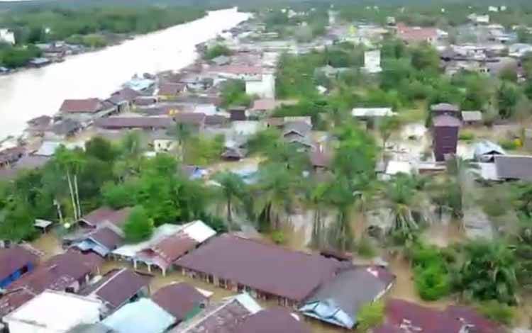 BNPB : 15.268 Jiwa Terdampak Banjir di Barito Selatan