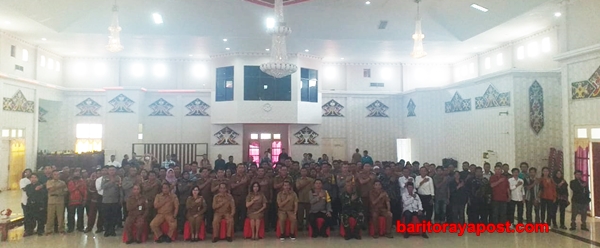 66 Calon Kades di Kabupaten Murung Raya Mengikuti Deklarasi Damai