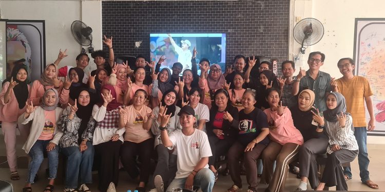 Posko Ganjar Bersama Kalteng Mengadakan Nobar Purna Tugas Ganjar Pranowo