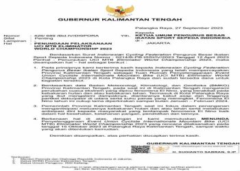 Gubernur Kalteng Tunda UCI MTB Eliminator World Championship 2023 karena Kabut Asap