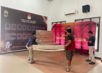 KPU Lamandau Terima 1.228 Bilik Suara untuk Pemilu 2024