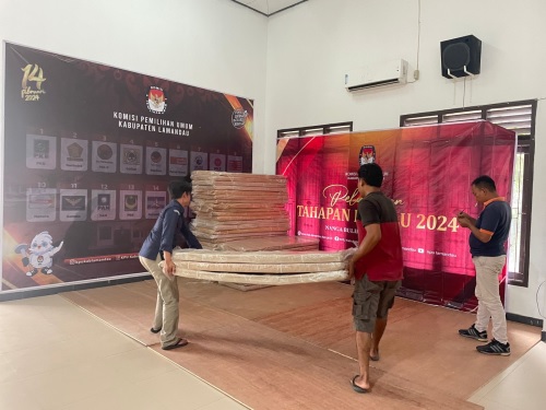 KPU Lamandau Terima 1.228 Bilik Suara untuk Pemilu 2024