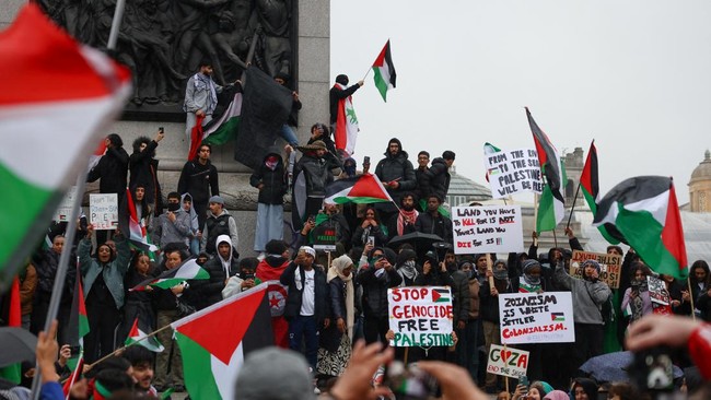 Aksi Demo Dukung Palestina Menggema di Dunia