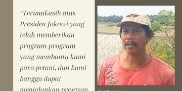 Ketua Gapoktan Suka Tani: Terima Kasih Presiden Jokowi atas Dukungan untuk Petani