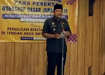 Pj Bupati Kobar Dukung PWI Ajarkan Jurnalistik ke Pelajar