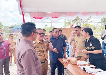 KPU Gunung Mas Gelar Simulasi Pemungutan dan Penghitungan Suara Jelang Pilkada