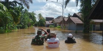 Banjir Terjang Desa Mirah Kalanaman, 155 Rumah dan Fasilitas Umum Terendam