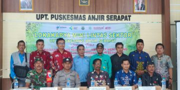 Kapolsek Kapuas Timur Hadiri Lokakarya Mini Puskesmas Anjir Serapat