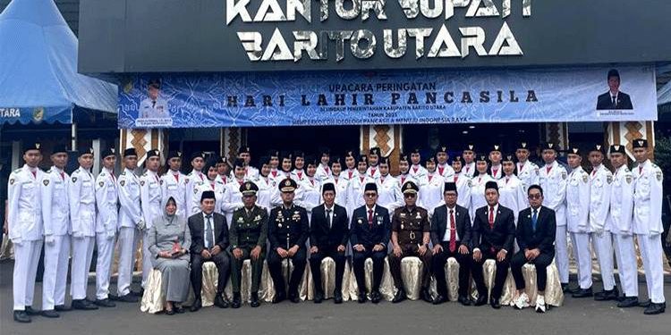 Hari Lahir Pancasila Jadi Tugas Terakhir Paskibraka Barito Utara Angkatan 2024