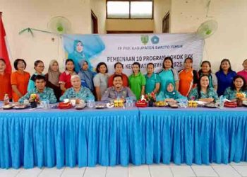 Ketua TP PKK Barito Timur Tekankan Tertib Administrasi dan Peran Strategis Posyandu