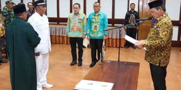 Bupati Seruyan Lantik Pj Kepala Desa Pematang Limau, Dorong Konsolidasi dan Sinergi Pembangunan