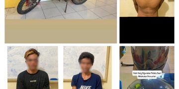 Polres Barito Utara Bekuk Tiga Pelaku Curanmor, Ungkap Delapan TKP