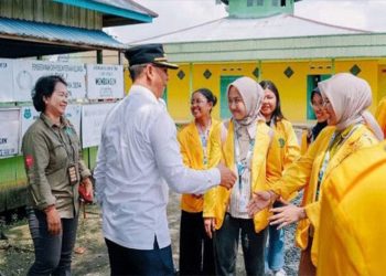 Mahasiswa KKN UPR Disambut Hangat di Desa Bakungin, Kapuas Hilir