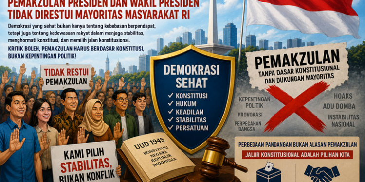 Demokrasi Sehat Saat Pemakzulan Tidak Menjadi Kehendak Mayoritas
